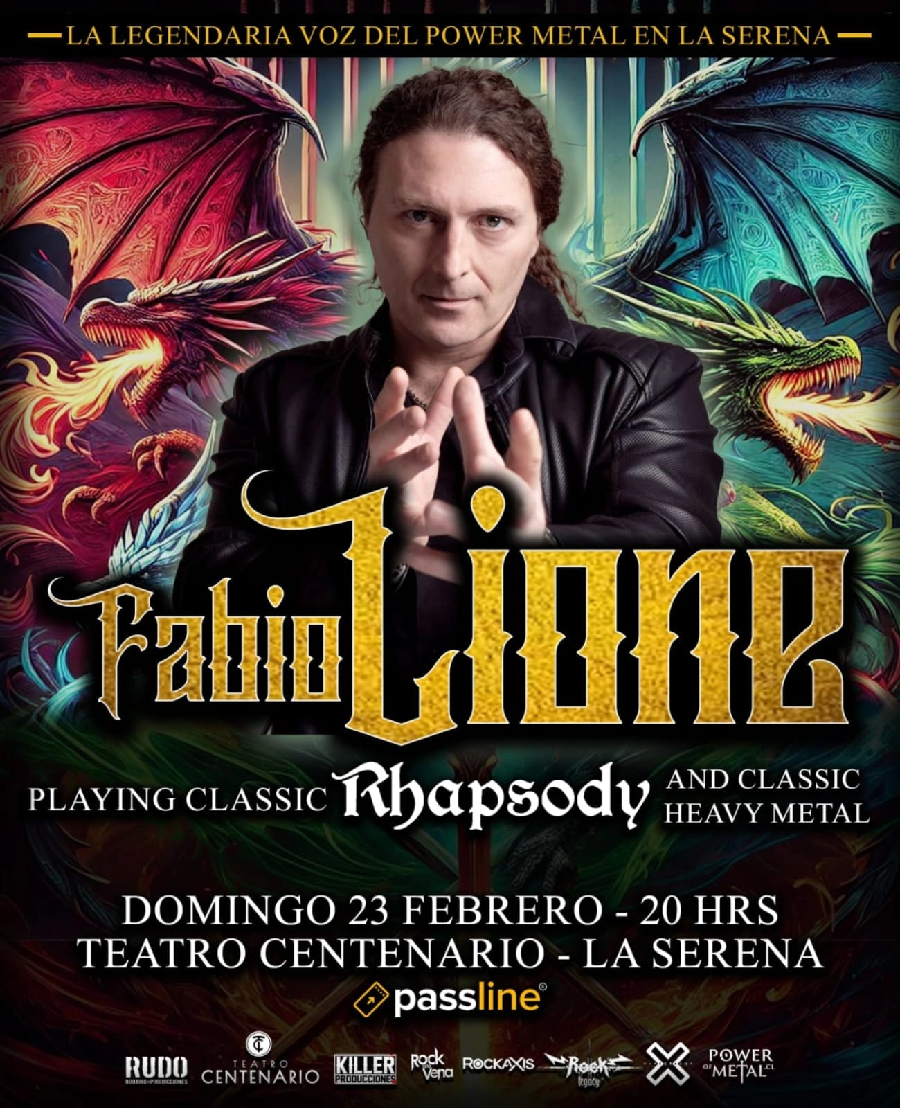 Fabio Lione regresa a Chile con fechas en distintas ciudades